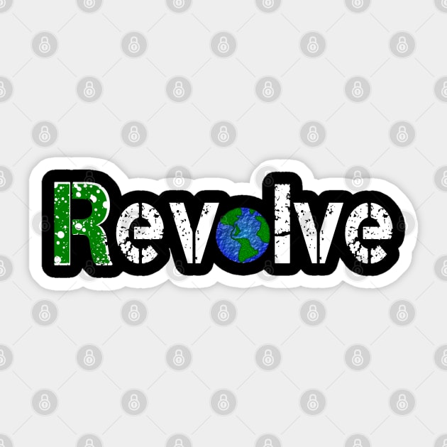 Revolve (white font) Sticker by Sinmara